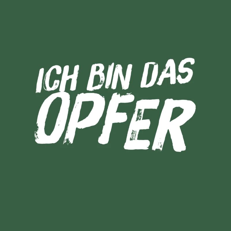 vor dir steht ein Opfer