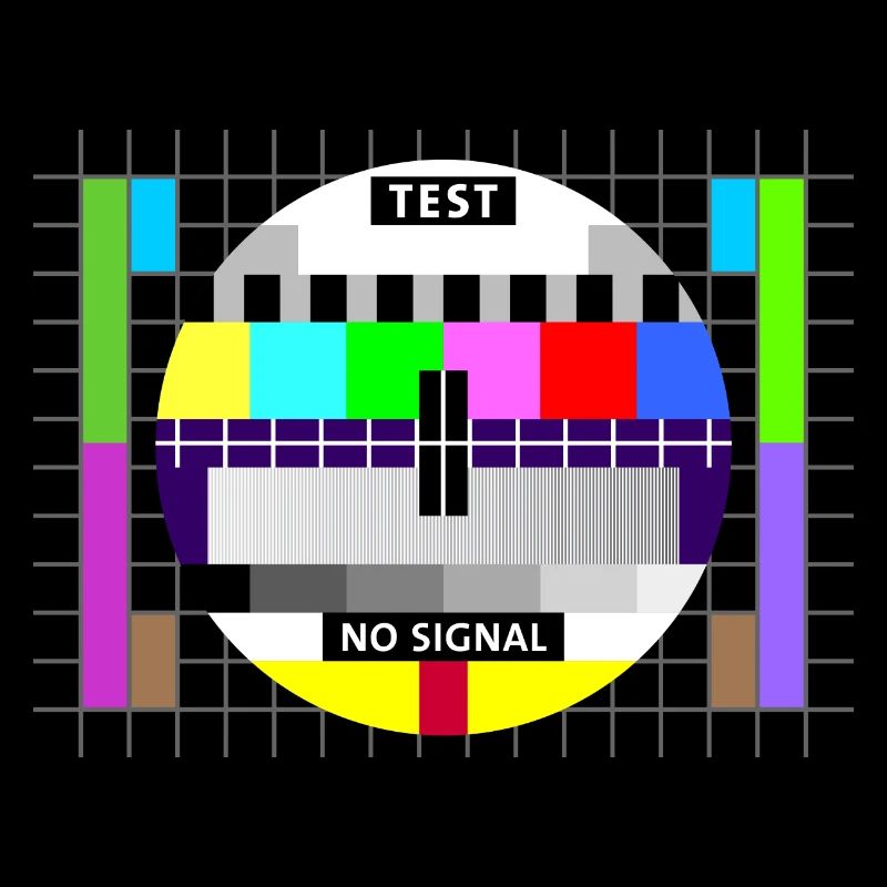 Testbild test card status no signal screen Display