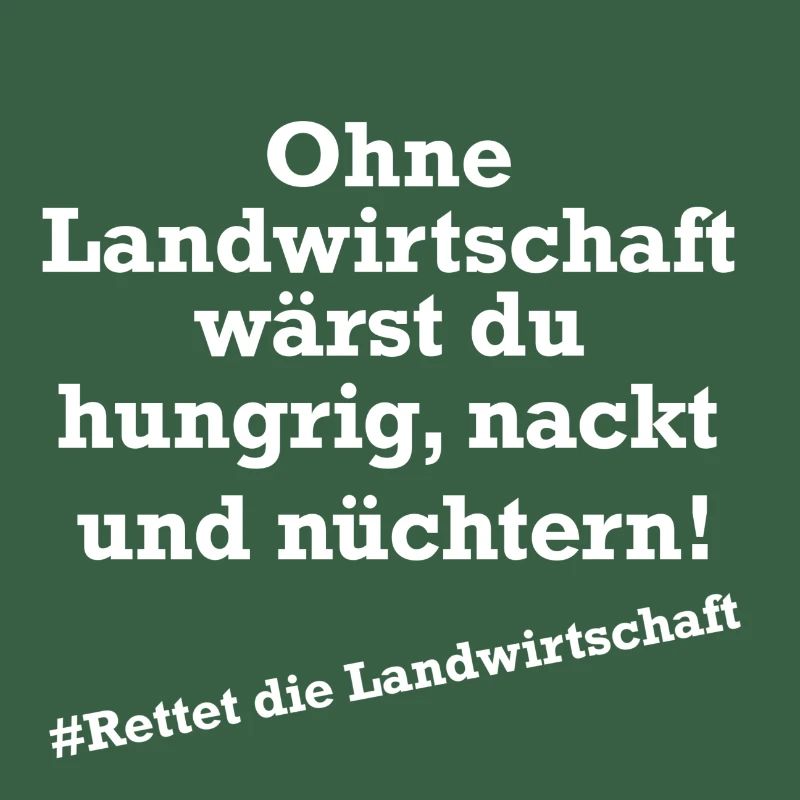 Bauerndemo Rettet die Landwirtschaft Geschenk