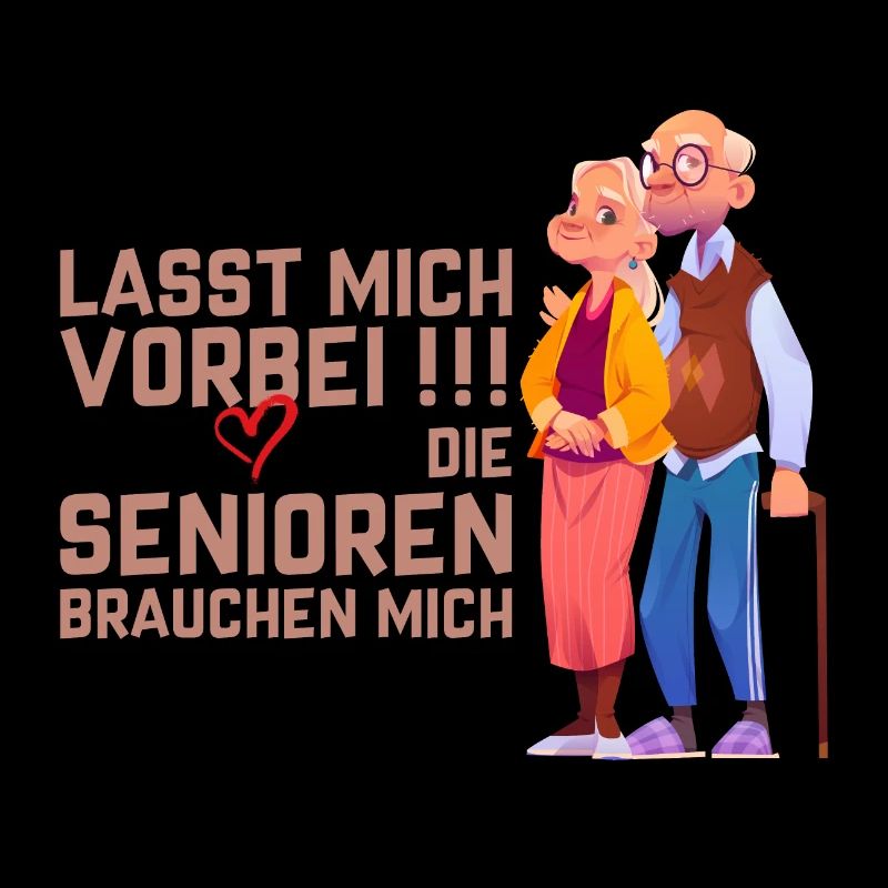 Vorbei Senioren brauchen Pfleger