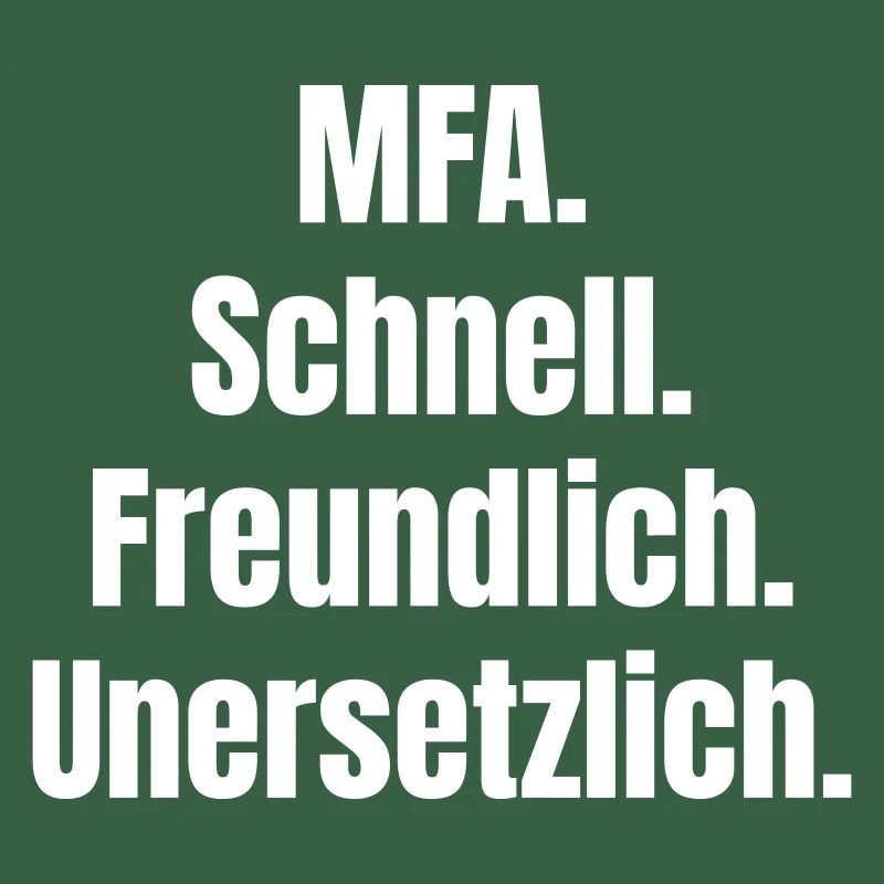 MFA: Fast, friendly, irreplaceable