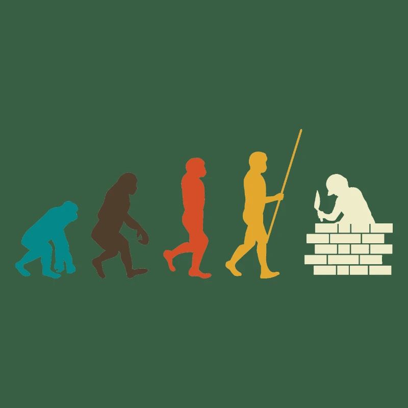 Maurer Evolution Artisan Construction Worker Gift