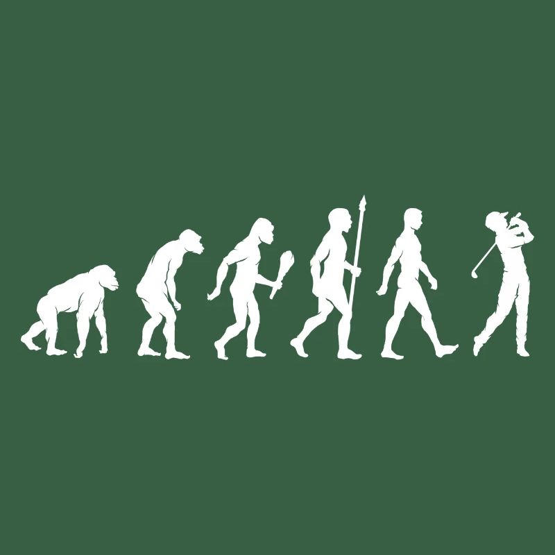 Golf Evolution drôle Idée cadeau de golf