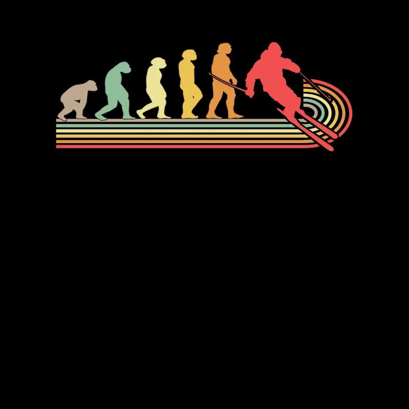 Evolution skier Super G Retro