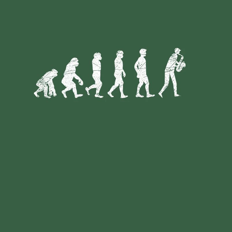 Saxophon Musiker Evolution
