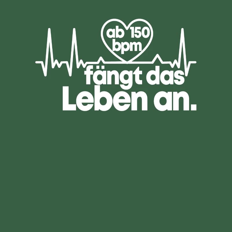 Techno 150 BPM Beats Per Minute Raver Geschenk