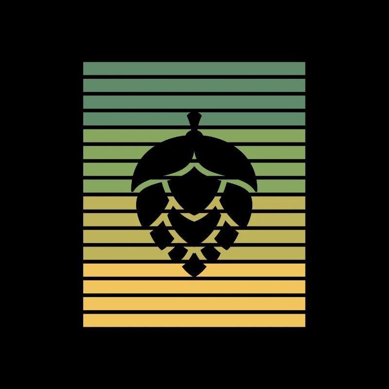 Retro Bier Hopfen