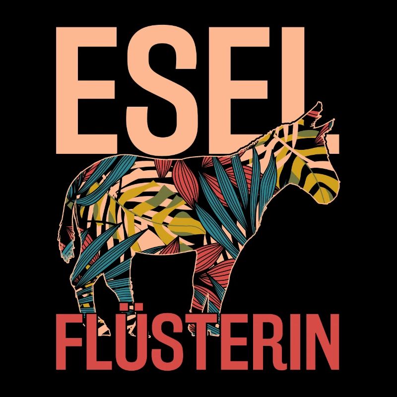 Esel Pferd