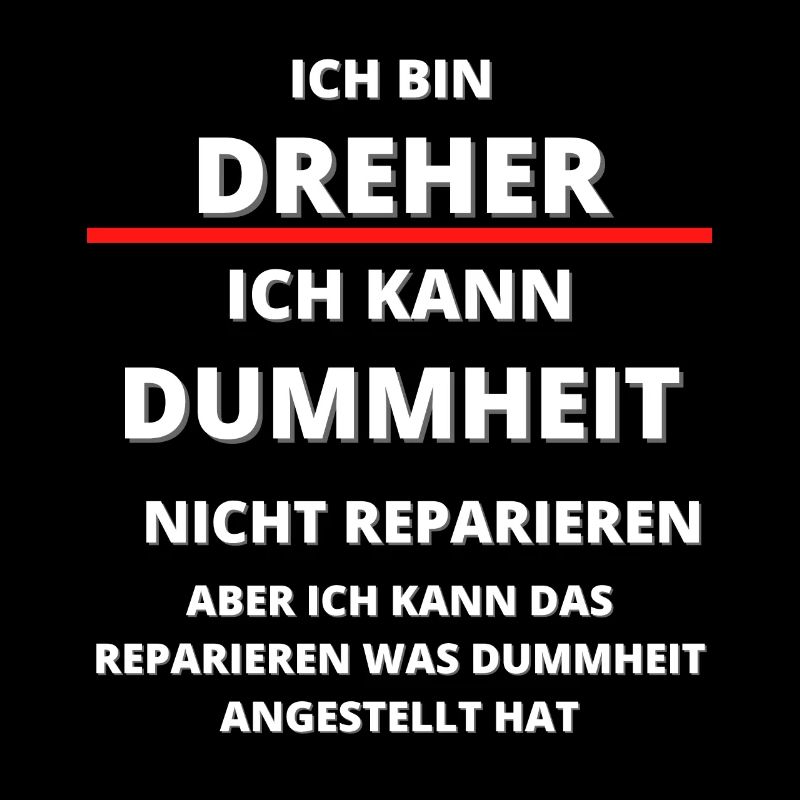 Witziger Dreher Spruch Zerspanungsmechaniker