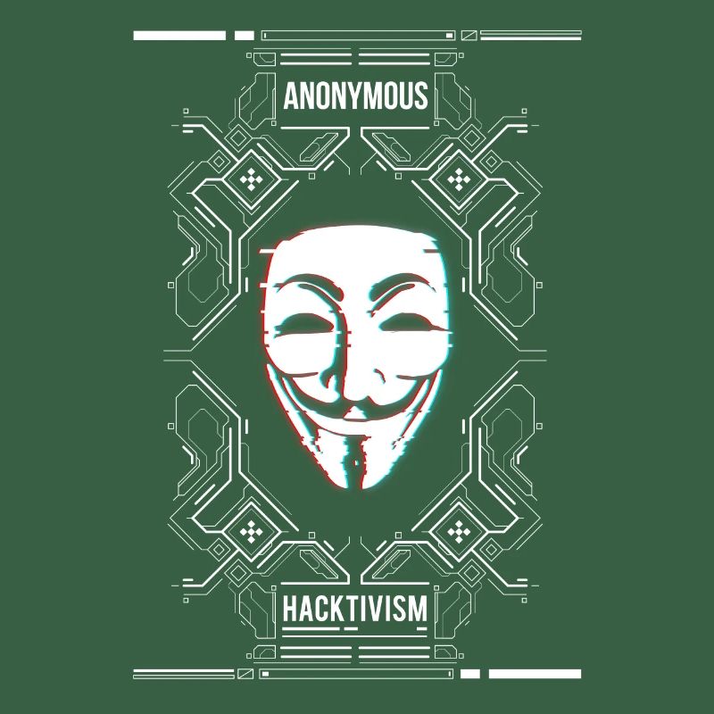Anonymous Hacker Glitch HACKTIVISM