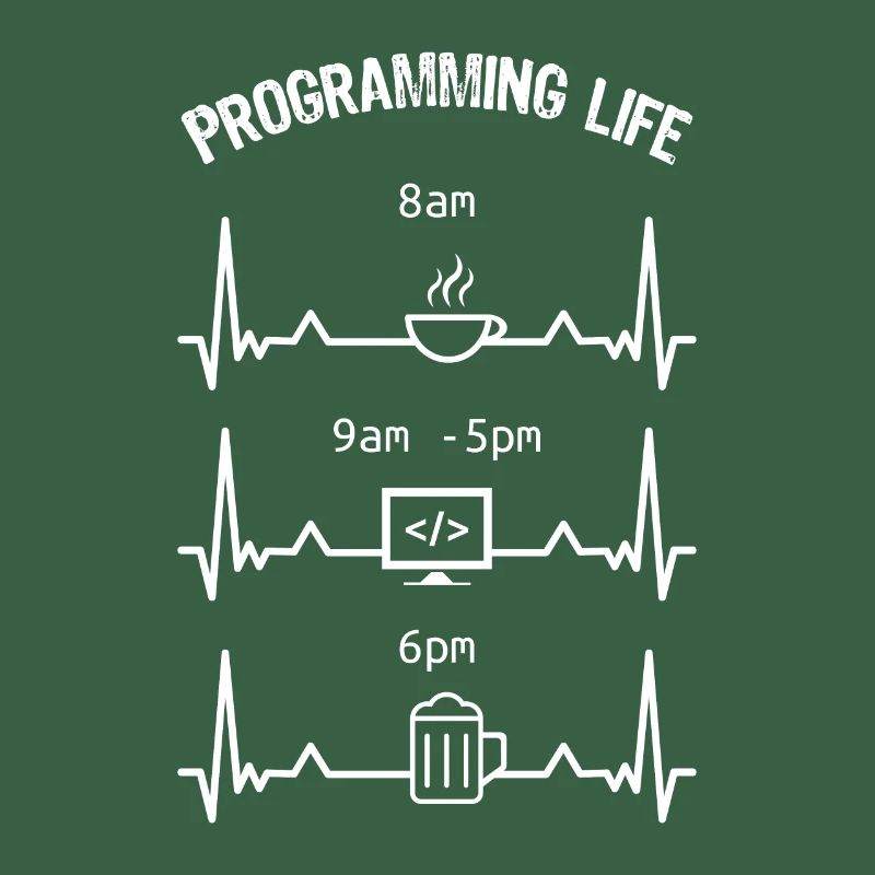 Programmation Life Coffee Code Beer Gift