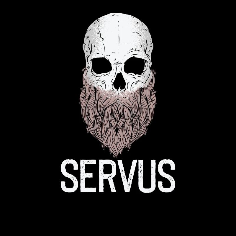 Funny hello skull dialect Austria