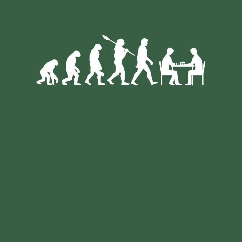 Evolution échecs jeu d'échecs joueur d'échecs