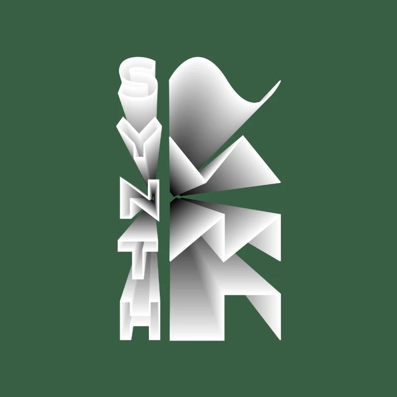 Synth Waveform Audio Analog Design Modular Gift