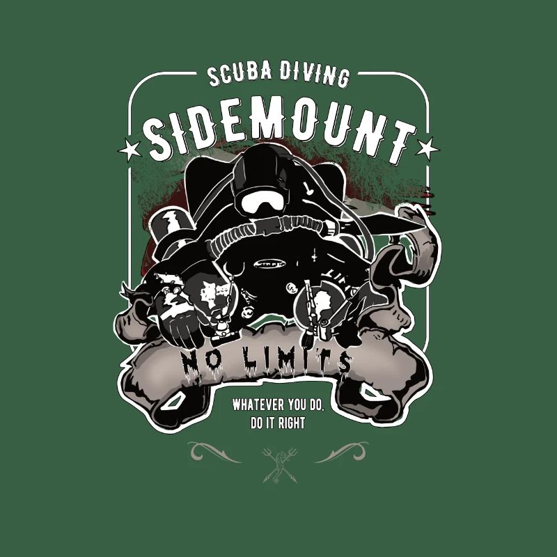 Sidemount diving cave diving gift no limits