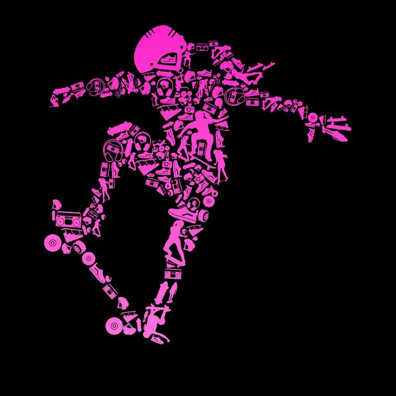 Cadeau pour une cascadeuse de skateboard