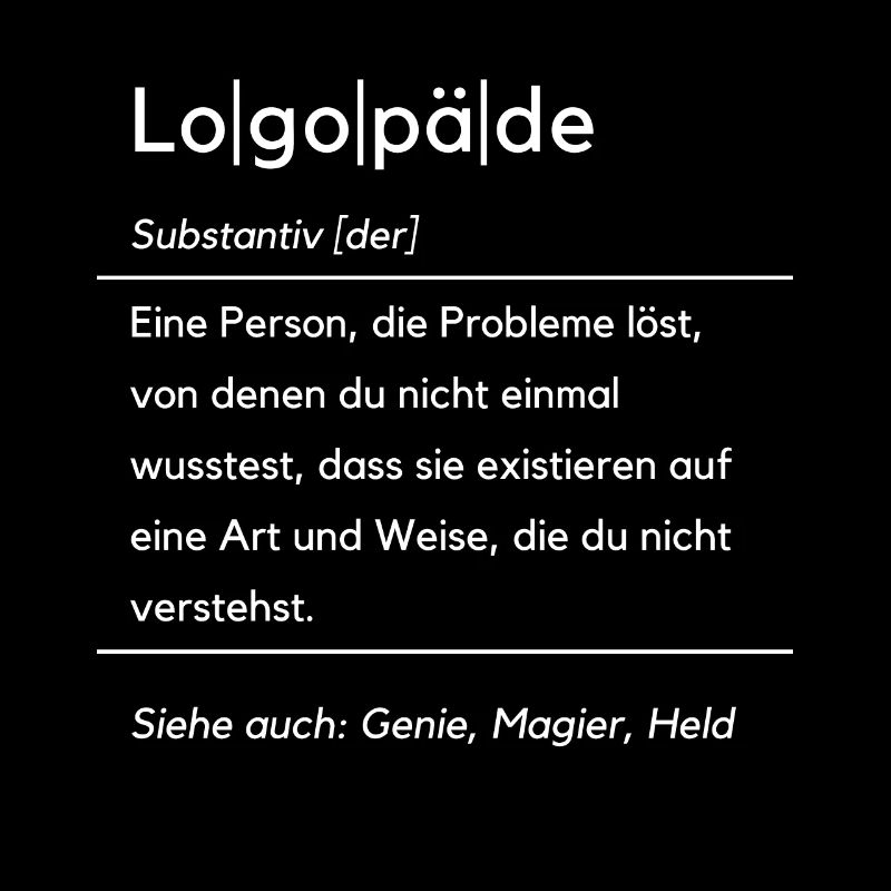 Lustige Logopäde Definition Logopädie Logopädin