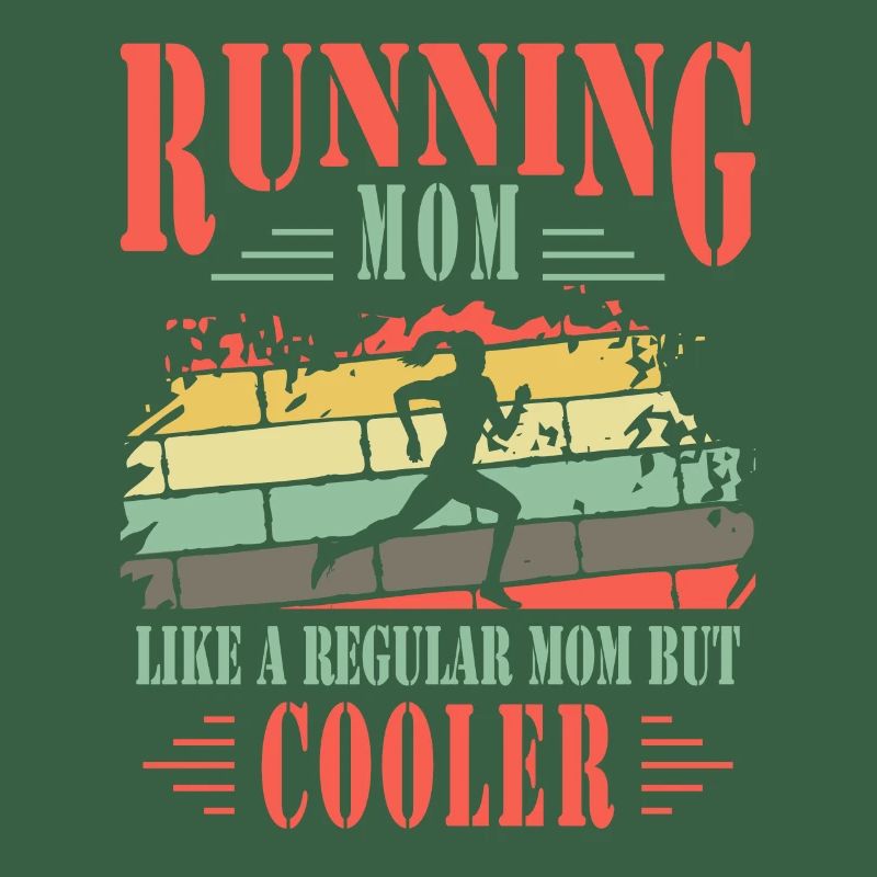 Running Mom Cooler Marathon Runner Muttertag Geschenk