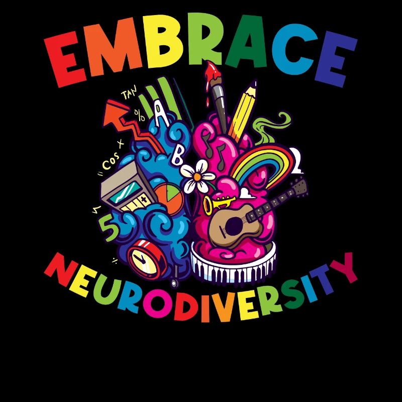 Embrace Neurodiversity ADHS Geschenk