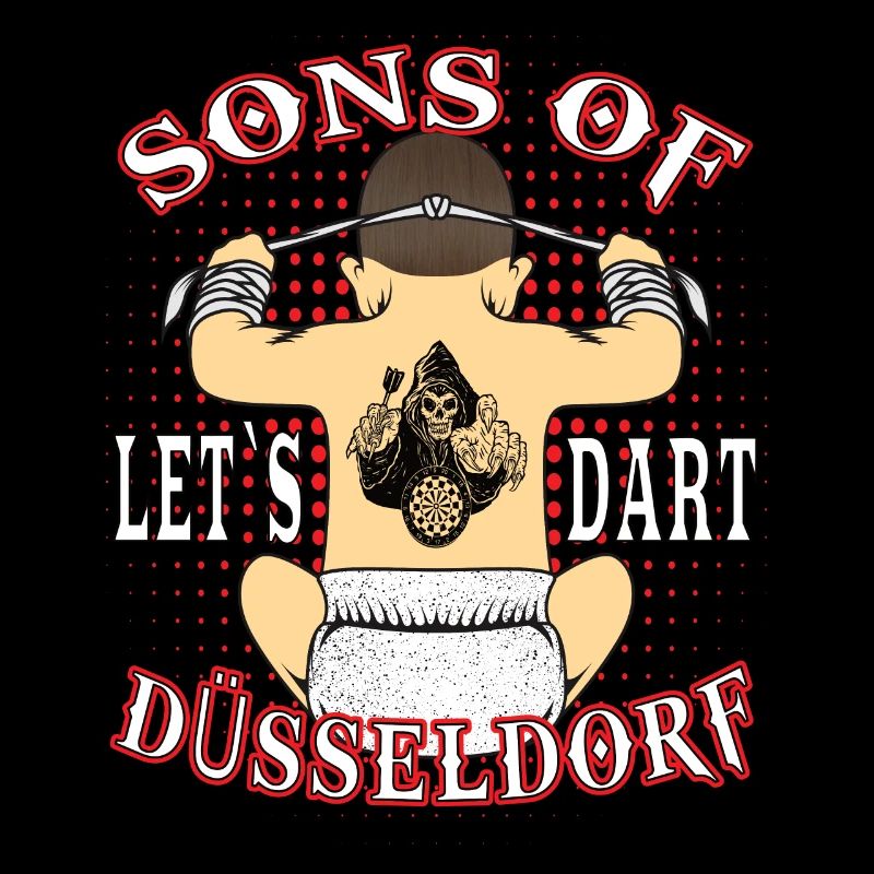 Düsseldorf Hommes Fléchettes Fléchettes Darts Idée cadeau