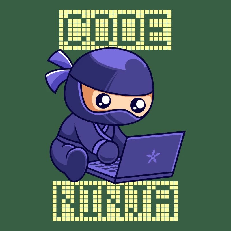 Code Ninja Coder Sofware Entwickler Programmierer