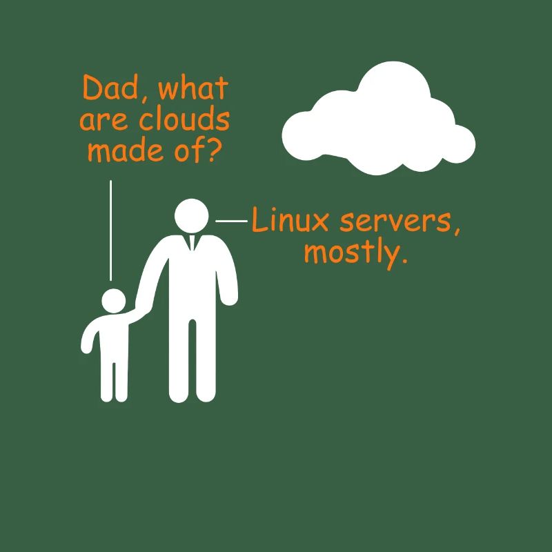 Linux Server Witz Informatiker Humor Software