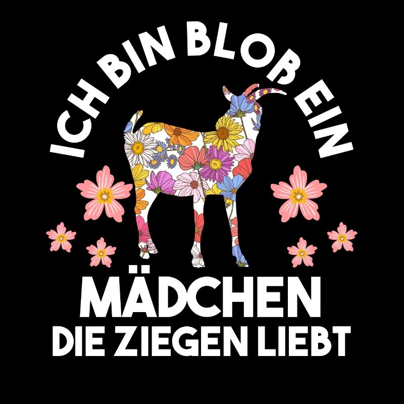 Ziegen Mädchen Ziege Geschenk