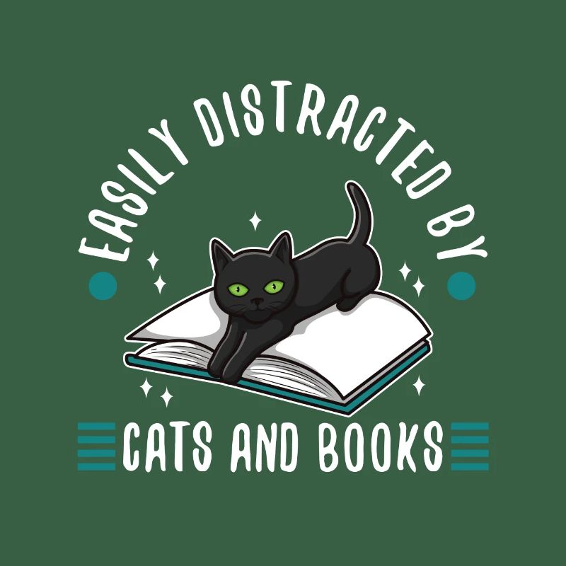Facilmente distratto da gatti e libri
