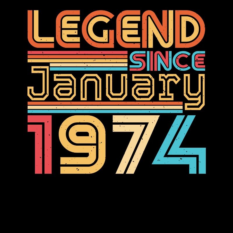 Janvier 1974 Retro Legend