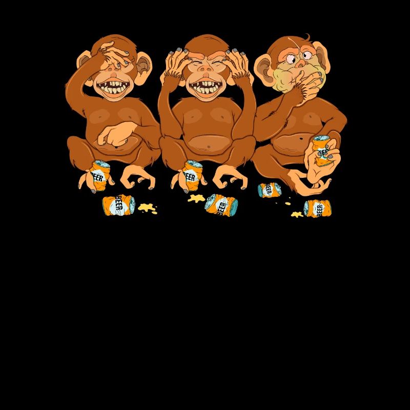 Hanover 3 Monkeys See Nothing Hear Say