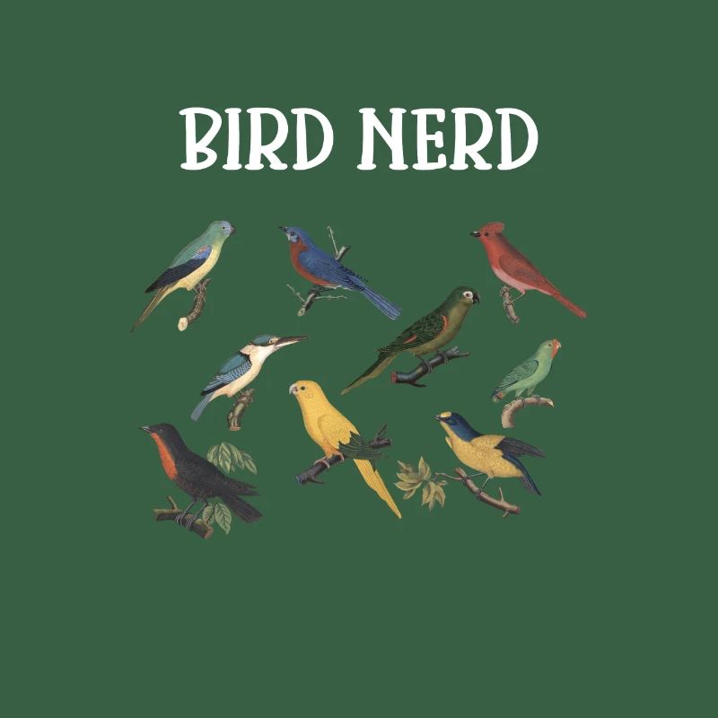 Vogel Nerd Vogelarten Artwork