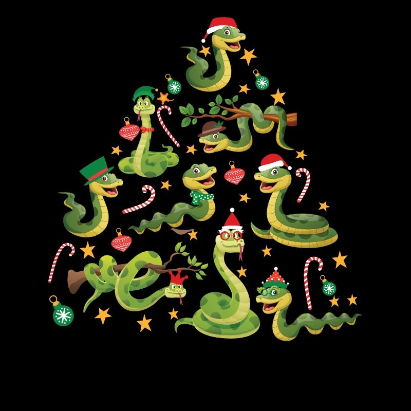 Snake Serpent Christmas Tree
