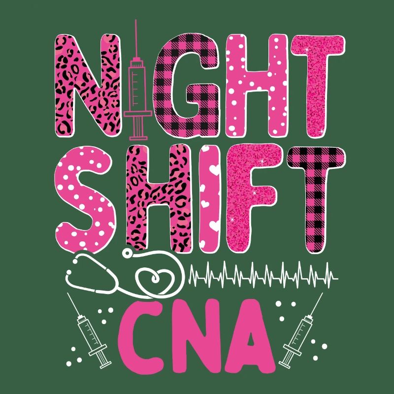 Nurse Leopard Night Shift CNA Nursing Assitant
