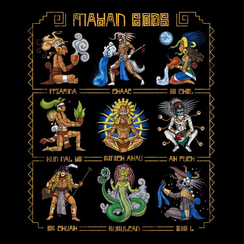 Ancient Mayan Civilization Gods
