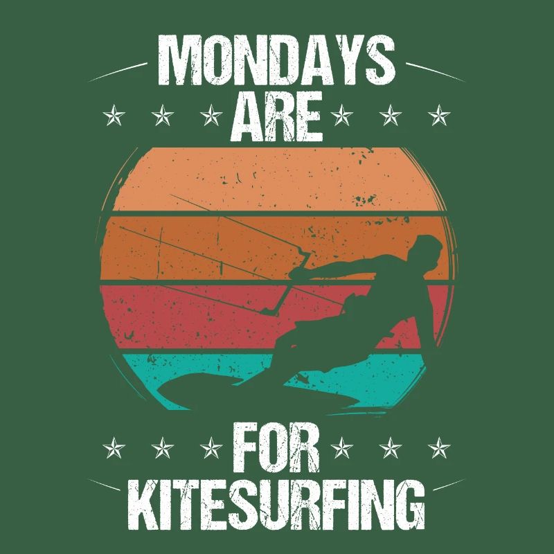 Les lundis sont pour Kitesurf Kiteboarder Kite