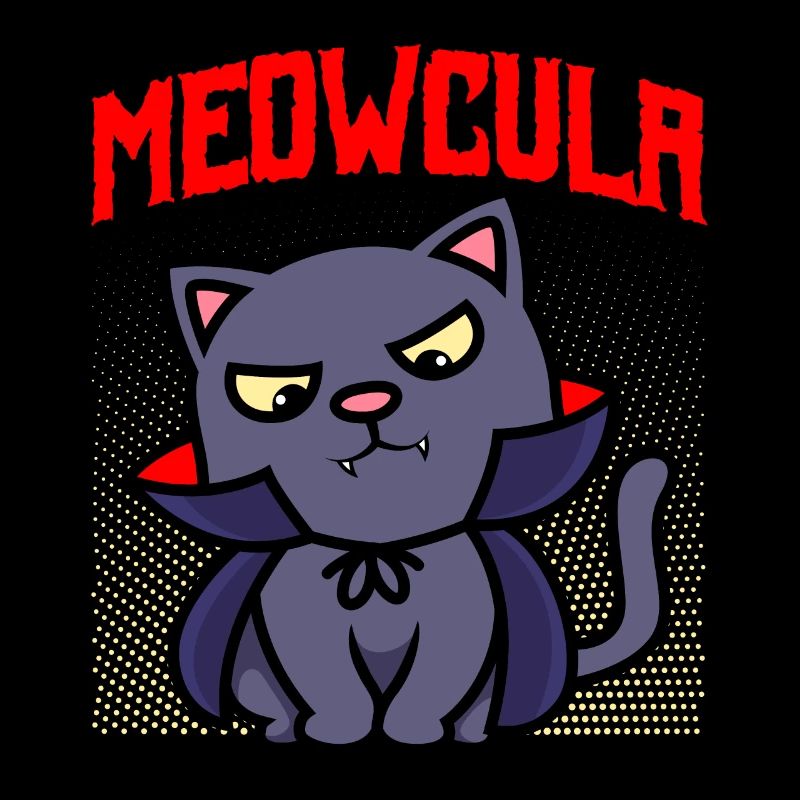 Dracula Halloween Cat
