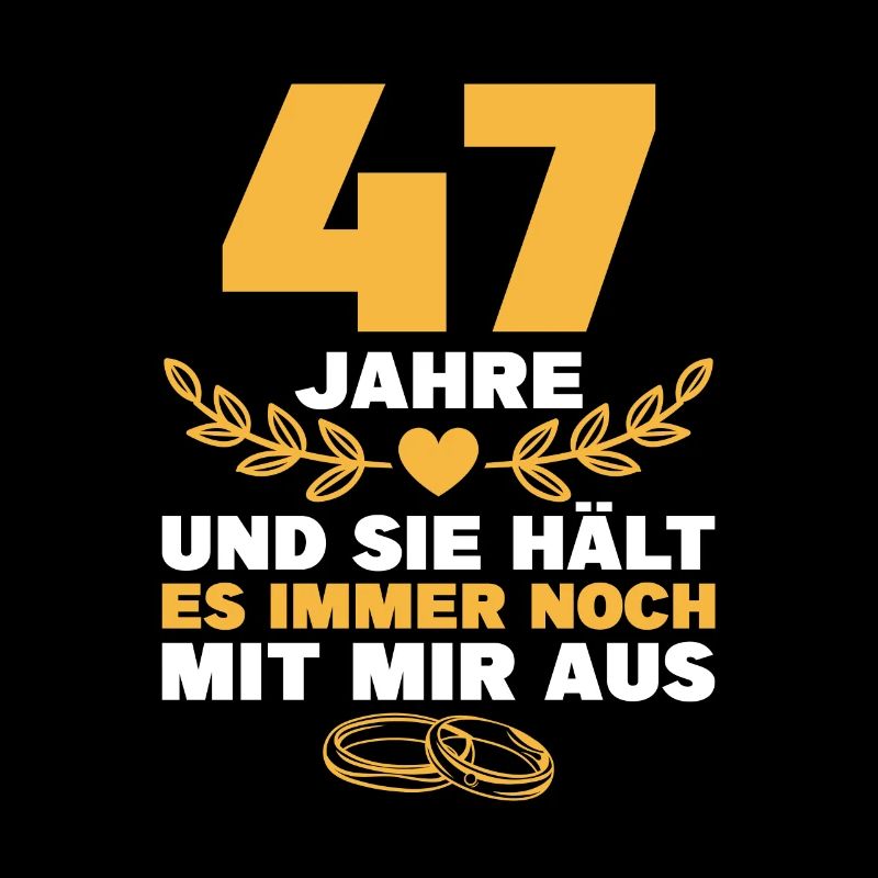 Kaschmirhochzeit 47. Hochzeitstag Geschenk Mann