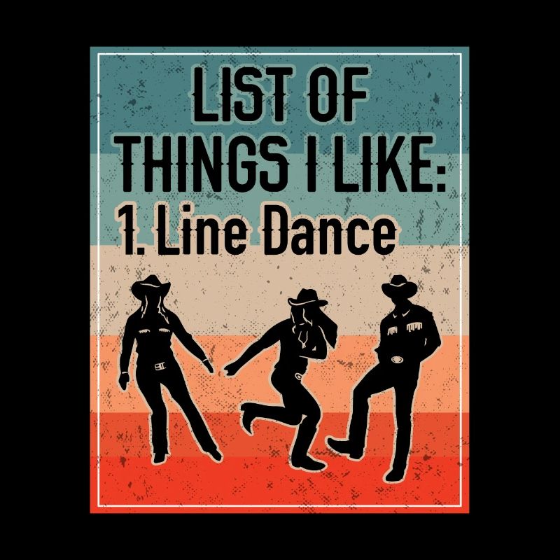 Line Dancing Cowboy Texas Line Dance Geschenk