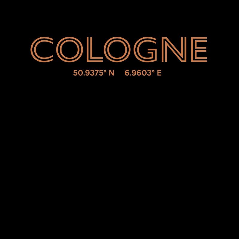 Germany city coordinates - Cologne