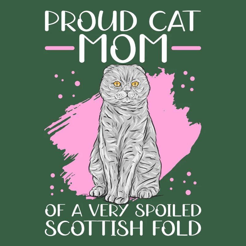 Scottish Fold-eared Cat Mom Cat Mama Gift