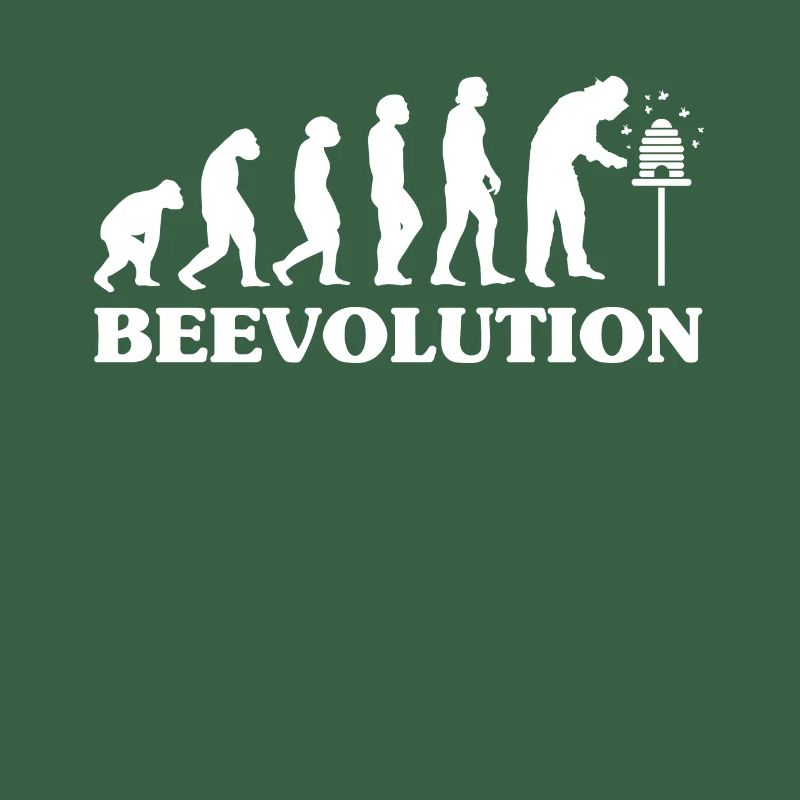 Beevolution Shirt Geschenk Imker Evolution