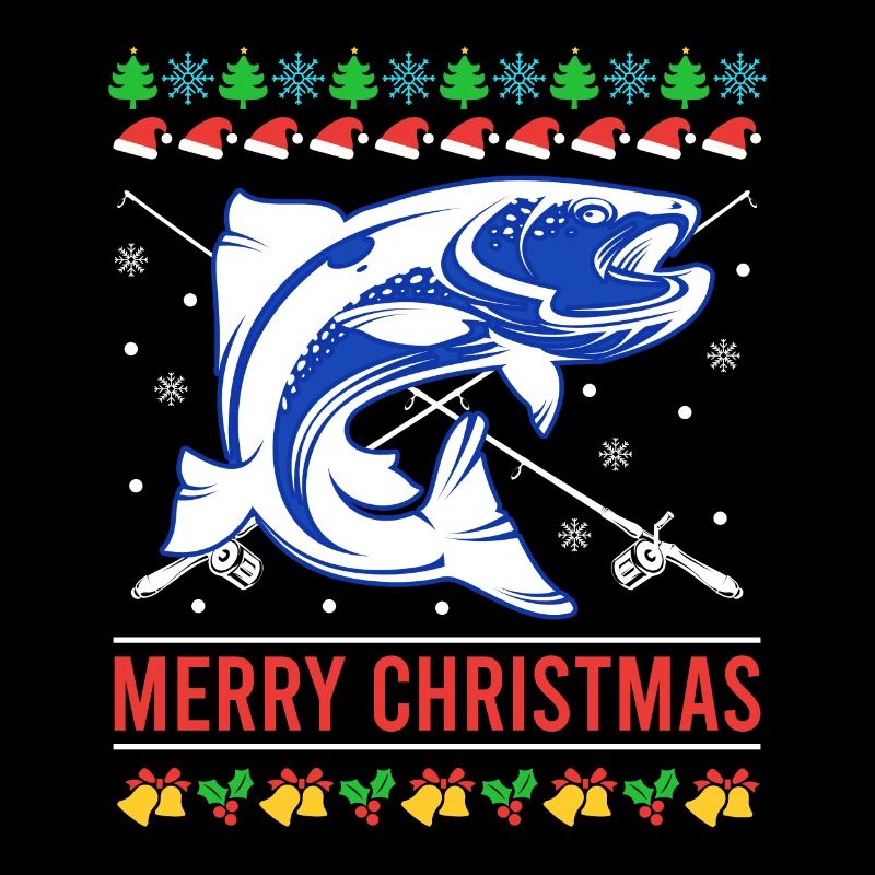 Merry Fishmas Ugly Christmas Fish