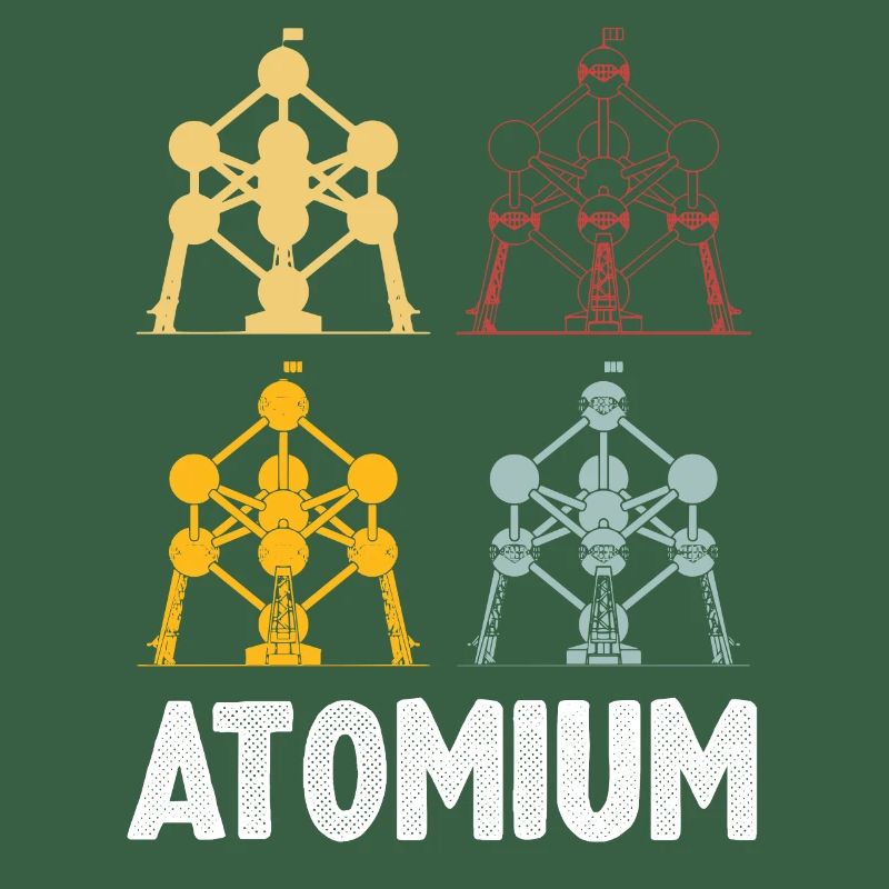 Atomium atomic nucleus from Brussels Physics Science