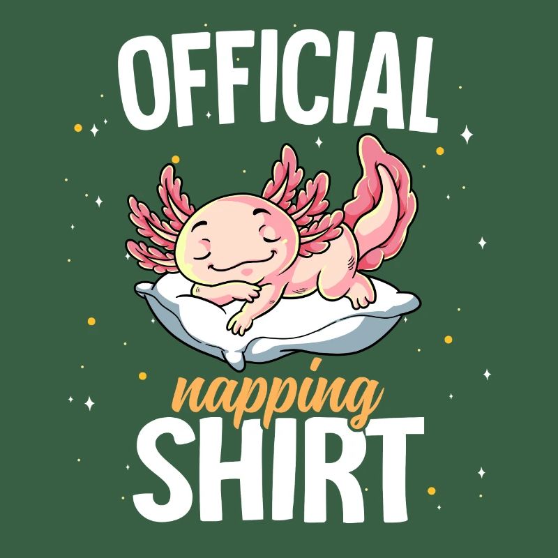 Sleeping Axolotl Official Napping