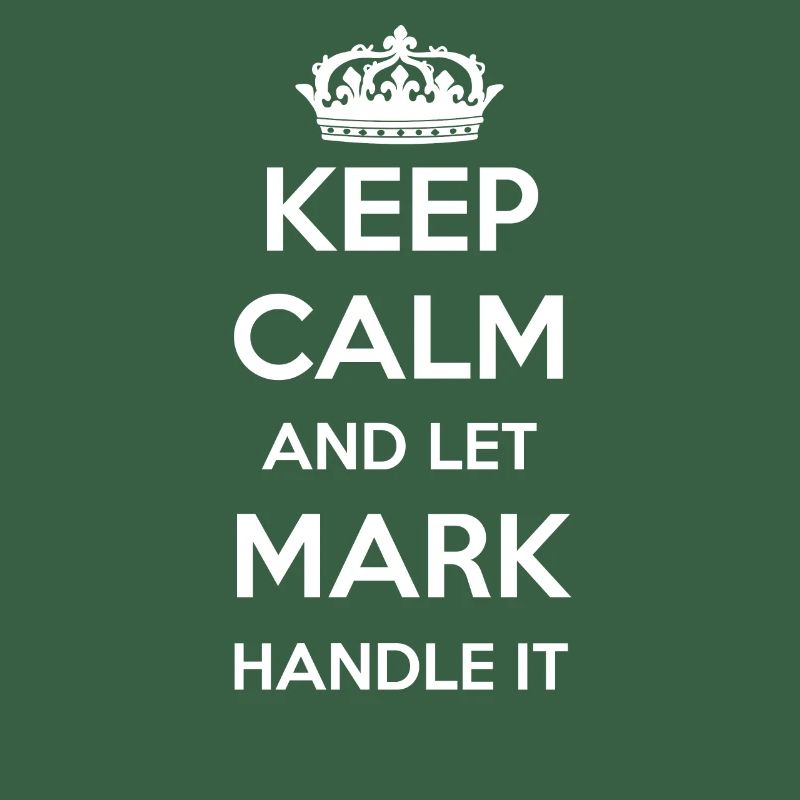 Keep Calm Handle It - Prénom Nom Funny Mark