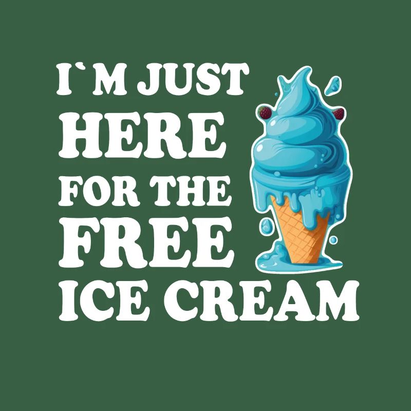 Eis Eiscreme Soft Eis Ich bin wegen dem Eis hier