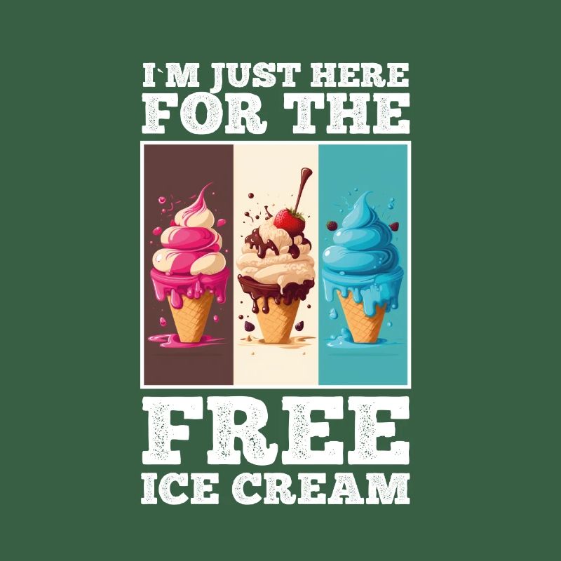 Eis Eiscreme Soft Eis Ich bin wegen dem Eis hier