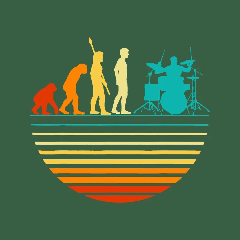 Cool Drummer Drumming Drums Percussion I Evolution
