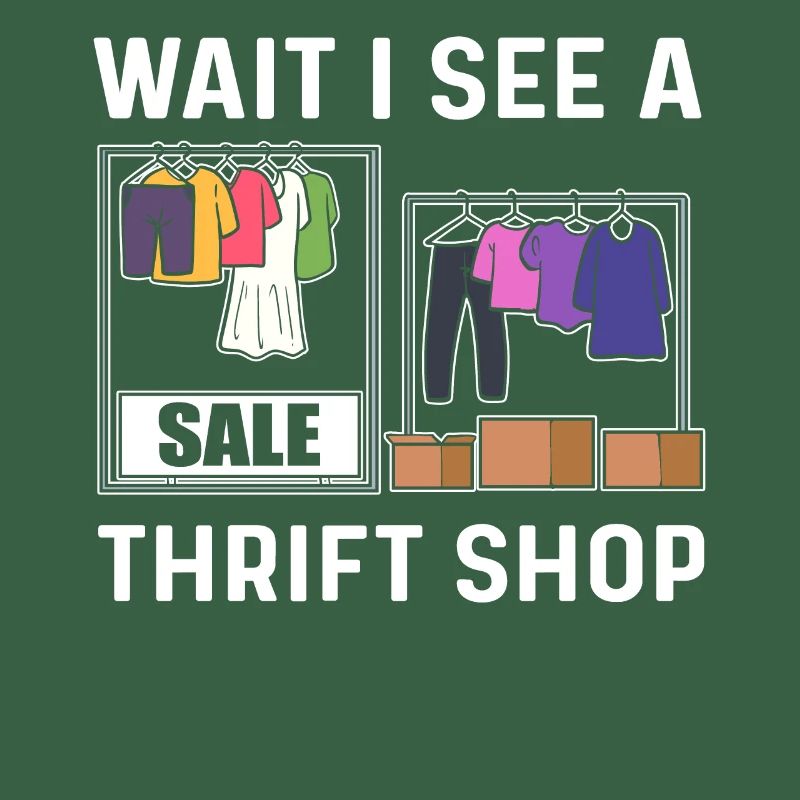 Warten Sie, Ich Sehe Einen Secondhand -Laden.
