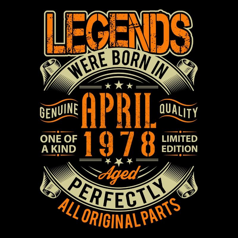 1978 April Birthday Legend